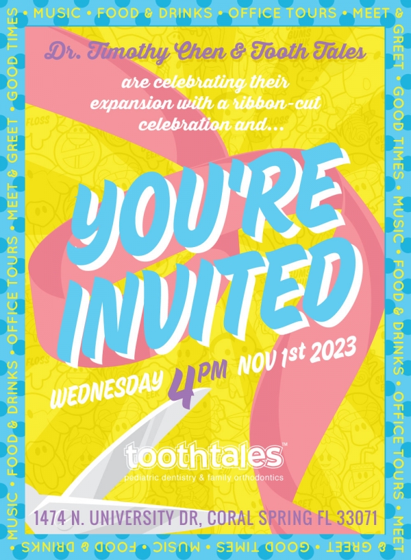 Tooth Tales Coral Springs Ribbon Cutting